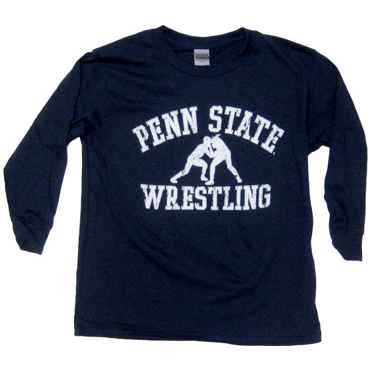 navy youth long sleeve t-shirt Penn State Wrestling